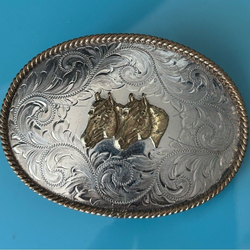 Montana Silversmiths Silver Belt Buckle